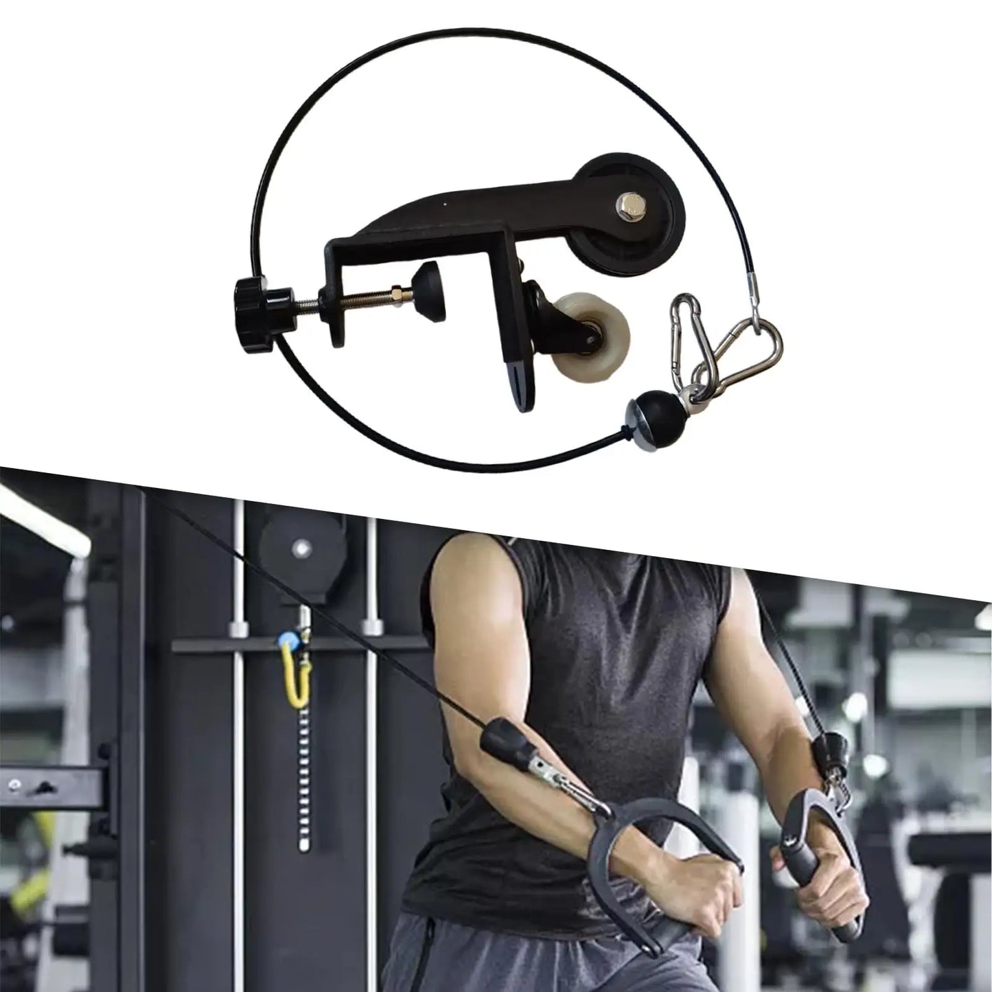 Arm Wrestling Training Table Pulley System-2