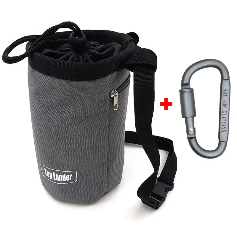 Rock Climbing Chalk Bag with Waterproof Pocket-3