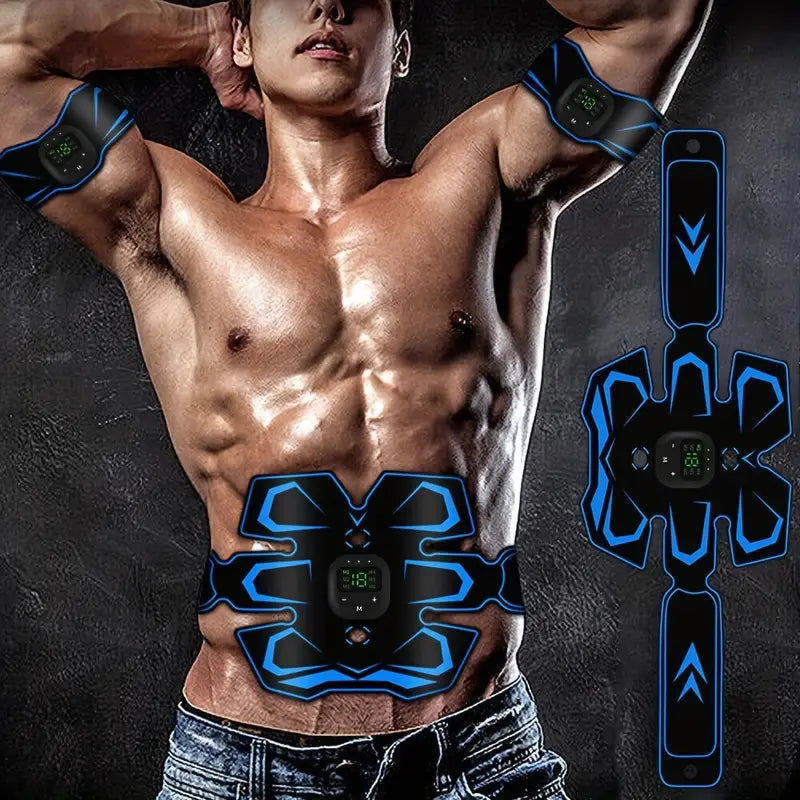 Abdominal Muscle Stimulator Trainer with 6 Modes and 19 Intensity Levels-4