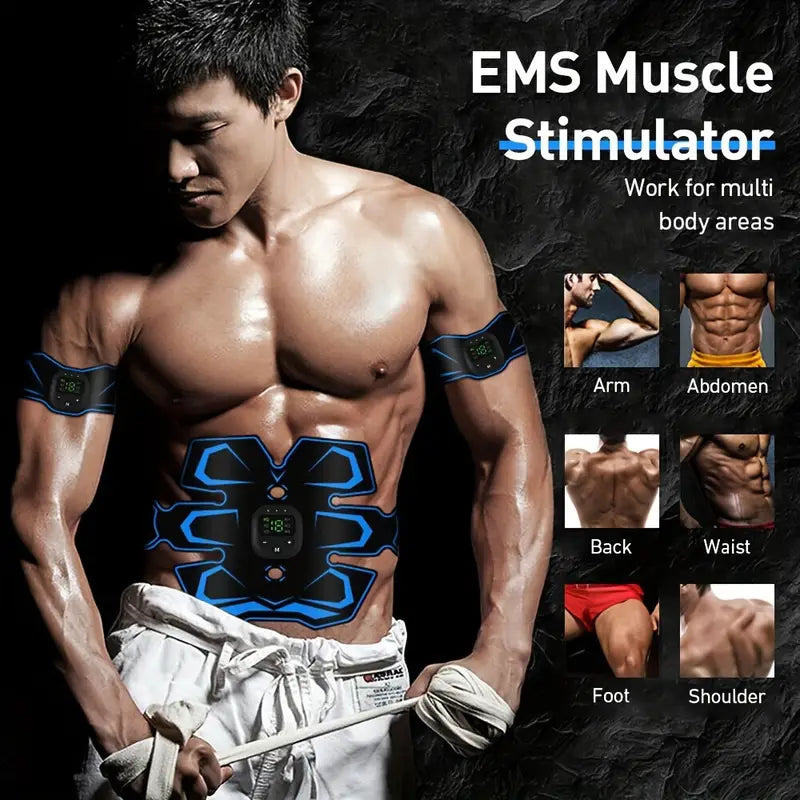 Abdominal Muscle Stimulator Trainer with 6 Modes and 19 Intensity Levels-1