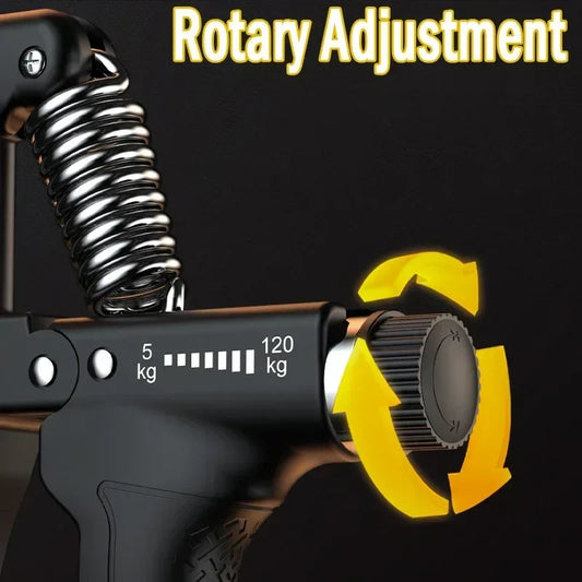 Adjustable Hand Grip Strengthener 5-120Kg, Black-1