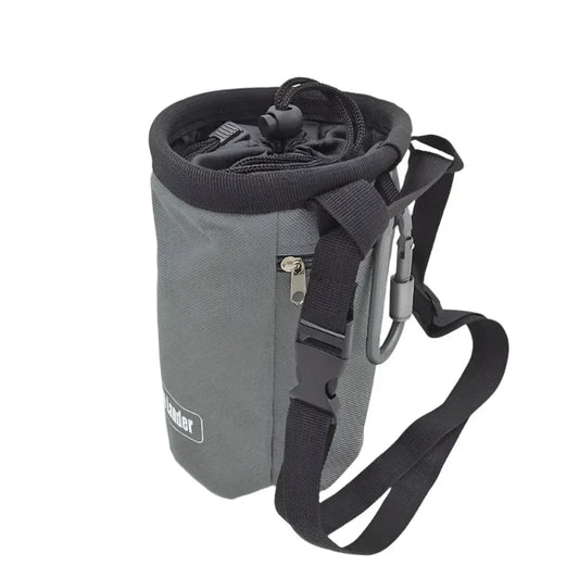 Rock Climbing Chalk Bag with Waterproof Pocket-0