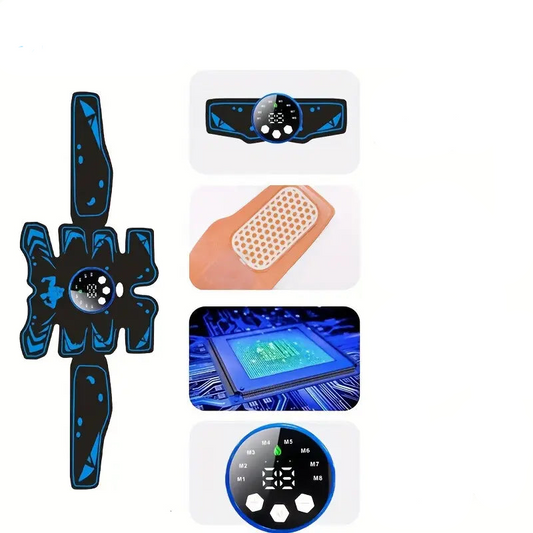 Abdominal Muscle Stimulator Trainer with 6 Modes and 19 Intensity Levels-0